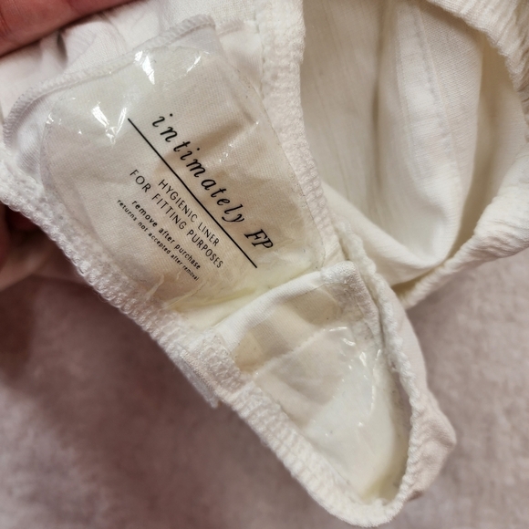 Free People Women's Tie Strap Structured Bodysuit - L - Picture 6 of 8